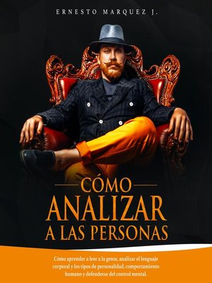 cover image of CÓMO ANALIZAR a LAS PERSONAS